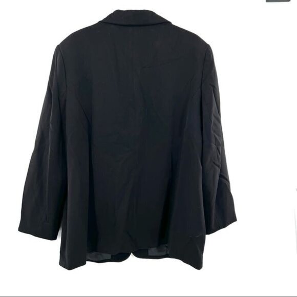 Bob Mackie black blazer jacket size 20w - Picture 7 of 10